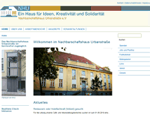 Tablet Screenshot of nachbarschaftshaus.de